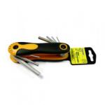 Strend Pro Set 7 imbusuri hexagonale Strend Pro HK0203, 7 piese, Hex, pliere, 2-8 mm Cheie imbus