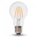 V-TAC Bec Led A60 E27 4w Cu Filament Dimabil 3000k Alb Cald