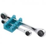 MTX Set chei stea dubla cu clichet, 8-19 mm, 2 buc. , multidimensionale, reversibile, Cr-V
