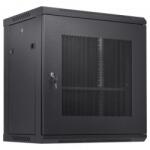 VEVOR Cabinet metalic / Rack 19'', Vevor 15U, 640 x 450 x 600 mm, Montare pe perete