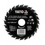 TOYA Disc circular raspel depresat, Yato, 115x5x22.2mm