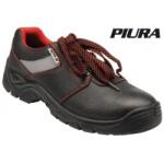 TOYA Pantofi de lucru din piele PIURA, clasa de protectie S3, marimea 42, negru, Yato YT-80555