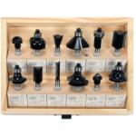 TOYA Set freze profilate pentru lemn, 12 bucati
