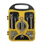 Strend Pro Set 7 chei cu clichet in trusa, Strend Pro CSS819, dimensiuni 8-19 mm