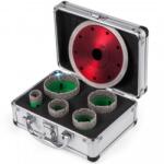 VivaTechnix Set 5 carote diamantate si 1 disc taiere pentru gresie, 22-65 mm, prindere M14, umed sau uscat - sculeunelteaccesorii - 445,00 RON