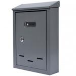 TOYA Cutie postala Vorel Graphite 78541, otel, 285x200x60mm