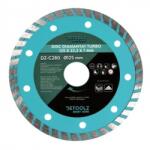  Disc diamantat turbo 125x22.2x7mm Disc de taiere