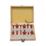 Strend Pro Set 12 freze pentru lemn, tija 8 mm, Strend Pro 228568
