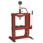 Raider Presa hidraulica de banc cu indicator presiune Raider 10 Tone