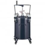 VivaTechnix Rezervor de vopsit sub presiune, Capacitate 30 l, 4.8 Bar, Manometru, fara pistol, Agitator manual