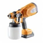 BAUKRAFT Pistol de vopsit, Baukraft BK-SGC, capacitate rezervor 800 ml, cu acumulator 18 V, 2 Ah