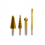  Set 4 freze multifunct. HSS+Ti 8-20, 4-12, 12.4 , 6mm Burghiu