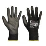 Strend Pro Manusi de lucru Cerva Bunting Black, nylon cu protectie nitril, marimea M