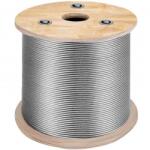 Vevor Cablu din Otel Inoxidabil, 7 x 7 Diametru 3.2 mm, Lungime 152 m