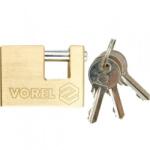 VOREL Lacat alama, dreptunghiular, Vorel 65 mm, 3 chei
