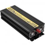 VEVOR Invertor cu unda sinusoidala pura 2500 W, 12VDC-230VAC, port USB, telecomanda cu afisaj LCD