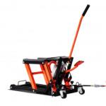 OMS Cric hidraulic si pneumatic, Capacitate 680 kg, Inaltime ridicare 119-381 mm, 4 roti, 8-20 Bar