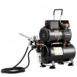  Aerograf multifunctional, duza 0.3 mm, 23-25 l/min, 1-3.5 Bar, 47 dB, 120 W, Capacitate cana 9 ml