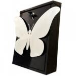 VivaTechnix Cutie postala Vivatechnix Butterfly KRO-1228, otel, 400x250x100mm, Negru/Alb, 2 chei