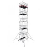 KRAUSE Schela Protec XXL 1, 2 x 2m, aluminiu, inaltime lucru 11, 3m, inaltime max. platforma 9, 3m