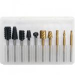TOYA Set freze pentru lemn, metal, plastic, 10piese, titanate