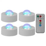 Party Pachet 4 Mini Astro Rgb Cu Stroboscop Si Telecomanda