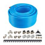 Strend Pro Set conducte cu fitinguri pentru compresoare aer, 91.4 m, Trei straturi HDPE/Aluminiu/HDPE