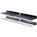 VivaTechnix Set 4 organizatoare unelte, Vivatechnix Otel, carlige incluse, max 40 kg, Negru, 430 x 194 mm