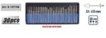 Raider Set ace pentru slefuit biax 30buc. Raider
