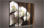 Consalnet Orchidea minta, 3 darabos vászonkép, 90x80 cm méretben (C5-848S6)