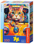Castorland Cat Bus Travel 100 db-os (B-111275)