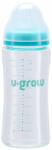 U-GROW Biberon de sticla 260 ml+2 tetine extra (UG0-06BS260) - pcone