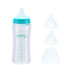 U-GROW Biberon de sticla 260 ml+2 tetine extra (UG0-06BS260) - emida