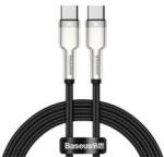Baseus CAFULE adatkábel (Type-C - Type-C, 100W, PD gyorstöltő, 100cm) FEKETECATJK-C01