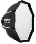 Ulanzi D540 nyitható octagonal softbox méhsejtráccsal, Mini Bowens csatlakozás, 40cm (UL-L066)