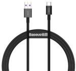 Baseus adatkábel (USB - Type-C, 66W, törésgátló, gyorstöltő, 200cm) FEKETECATYS-A01