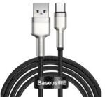 Baseus CAFULE adatkábel (USB - Type-C, 200cm, törésgátló) fekete CAKF000201 (122152)