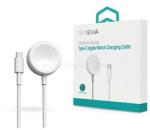 DEVIA Apple Watch Series 11 42mm DEVIA KINTONE töltőkábel Type-C wireless, Apple Watch töltő, FEHÉR (ST381973) (ST381973)