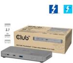 Club 3D CSV-2563 notebook dokkoló (180W, Thunderbolt 5 to 3xUSB-C, USB-A, 1x 8K60Hz, 3x 5K60Hz) (CSV-2563) (CSV-2563)