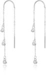 Beneto Hosszú ezüst fülbevaló cirkónium kővel AGUV1964