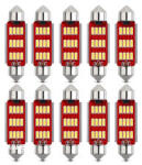 Autolife SMD-ROOF-10SMD-39 - 10db-os 39MM Szofita Led 12V hűtőbordás CANBUS (21226)