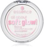 essence All About Soft Glow! Átlátszó rögzítő por az élénk bőrért 8 g - notino