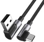 UGREEN US176 Adatkábel, Szögletes USB-C - szögletes USB 2.0 A, 3 A 1 m, fekete