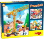 HABA Детски пъзел 3 в 1 Haba - Строителни обекти (305883) - ozone