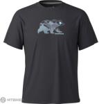 Smartwool Bear View Short Sleeve Graphic Tee Everyday póló, fekete (M)
