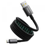 Baseus Cablu Date si Incarcare USB-A - USB-C Baseus Tungsten Gold, 100W, 1m, Negru P10319805111-02 (P10319805111-02)