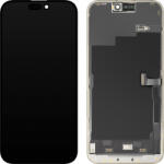 MP Display cu Touchscreen MP compatibil cu Apple iPhone 15 Pro Max, cu Rama, Versiune Soft OLED FHD 120Hz Diagnostic, Negru - gsmnet