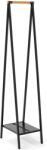 Brabantia Linn Clothes Rack Compact ruhatartó állvány. 340x1700x476mm kompakt méret. 1db alsó teli polc. bambusz rúd. acél váz. fekete - 229848 (229848) Vasaló