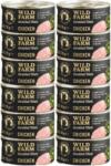 Wild Farm Fillets Chicken 12x70g - hrană umedă pentru pisici fără cereale, file în bulion