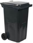  Pubela de exterior din plastic pentru deseuri sortate, volum 240 l, gri/gri M1208008 Cos de gunoi